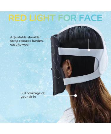 Near-Infrared Light for Face Portable LED Face Light with Power Bank Red Light Lamp with Timing Function at Home Dark Black - Buy Online on GoSupps.com