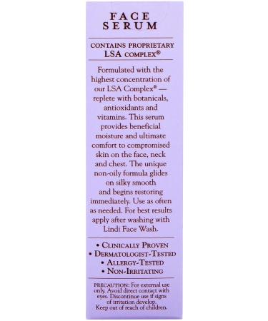 LINDI SKIN Lavender Face Serum - Ultimate Hydration & Comfort for Chemo Rash Relief - Reduce Redness & Itching - 1 fl oz - Buy Online on GoSupps.com