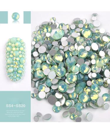 Mini Glitter Nail Rhinestones: Flatback Artificial Small Rhinestones Decorative Shiny for Manicure Art Charms - Buy Online on GoSupps.com