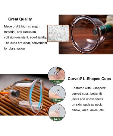 AIKOTOO 32 Cups Cupping Set with Pump | Hijama Cupping Therapy Kit for Acupoint Massage | Professional Chinese Vacuum Suction Cups for Pain Relief and Cellulite Massage - Buy Online on GoSupps.com