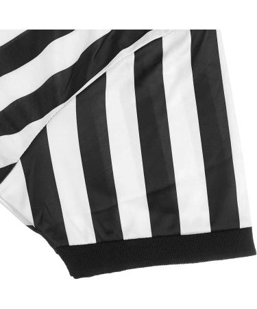 Men's Official Referee Shirt | Black & White Striped Jersey for Basketball & Football - Buy Online on GoSupps.com