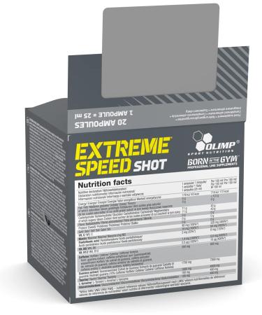OLIMP SPORT NUTRITION Extreme Speed Shot 25 ml 20 Vials - Buy Online on GoSupps.com