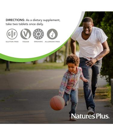 NaturesPlus Ultra Juice Green - 90 Bi-Layered Tablets Pack of 2 | Immune Health, Digestion & Energy Support | Organic Non-GMO Vegan Gluten Free | 90 Servings - Buy Online on GoSupps.com