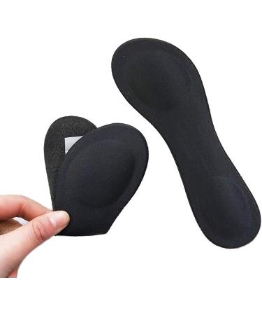 CB 4 Pairs Cloth Surface Sponge Inserts - Invisible Slim Insoles for Women's Shoes 5-8, Style A Nude & Black - Ball of Foot Pain Relief & Arch Support - Buy Online on GoSupps.com