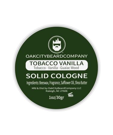 Oak City Beard Company - Tobacco Vanilla - Solid Cologne - 1 Ounce - Tobacco - Vanilla - Guaiac Wood Tobacco Vanilla 1 Fl Oz (Pack of 1) - Buy Online on GoSupps.com