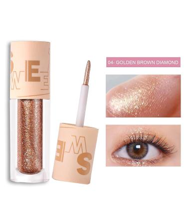 5PCS Korean Liquid Glitter Eyeshadow Set - Shimmer Metallic Makeup for High Pigmented, Long Lasting Eye Crystals - Buy Online on GoSupps.com