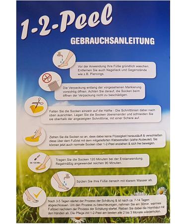 1-2 Peel Callus Sock - Achieve Soft Feet with One Application - Original Japanese Recipe for Smooth Skin - Buy Online on GoSupps.com