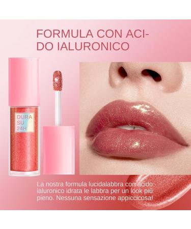  Opilroyn Glitter Lip Gloss - High-shine lipstick moisturizing gloss with luminous effect | Glossy makeup for girls and women nourishing liquid lip balm for events - Buy Online on GoSupps.com