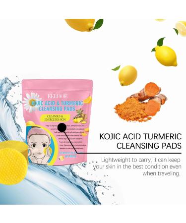  Orgrul Turmeric Kojic Acid Exfoliating Cleansing Pads Kojic Acid & Turmeric Cleansing Pads for Face Acne Scars Unclog Pores Help Balance Skin Oil and Water 200 Count - Buy Online on GoSupps.com