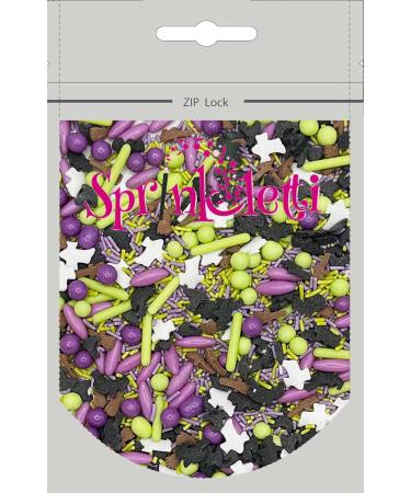 Sprinkletti - Hocus Pocus - Cake Topper Sprinkles - 100g Edible Glimmer Cupcake Decorations Ideal For Halloween Themed Cakes & Bakes - Buy Online on GoSupps.com