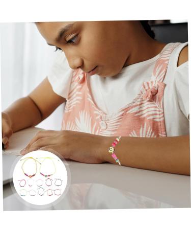 KONTONTY 12pcs Dragon Fruit Bracelet Charms Bracelet Beaded Bracelets Braided Bracelet Women Wrist Jewelry Bracelets Layering Clay Beads Summer Beach Bracelet Bohemia Girl Friendship - Buy Online on GoSupps.com