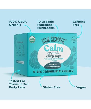 Four Sigmatic Reishi Mushroom Elixir USDA Organic chill and sleep Vegan Paleo 20 Count - Buy Online on GoSupps.com