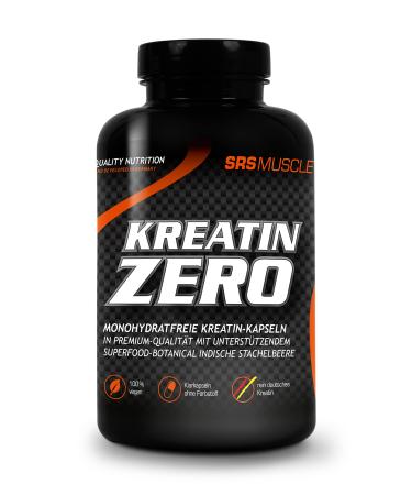 SRS Muscle - Creatine Zero 120 capsules | monohydrate-free | with Creapure AH and caffeine-free Emblic Boost | German premium quality