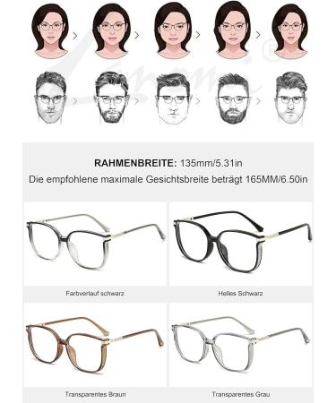 Buy Lanomi Blue Light Filter Reading Glasses - TR90 Frame UV400 Protection Anti-Fatigue | Large Men's & Women's Computer Glasses +0 to +4.0 - Buy Online on GoSupps.com