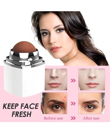 Beauty Oil-Absorbing Volcanic Stone Roller Reusable and Natural Oil Control Solution Convenient Oil Control Wherever You Go for Makeup Oily Skin Care Gym Sports White Square 1 count (Pack of 1) - Buy Online on GoSupps.com