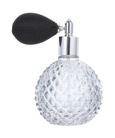 DOITOOL Air Bag Spray Bottle Crystal Glass Storage Bottle Make up 3.4 Ounces Grey