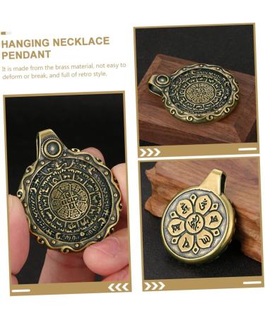 Anneome Hanging Decor Mantra Pendant Necklace for Men Gadgets for Men Earrings Mens Home Decor Vintage Decorations - Buy Online on GoSupps.com