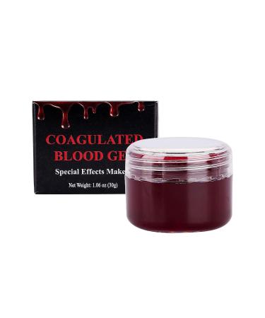 Wismee Fake Blood Gel (1.06oz) | Halloween Makeup Stage SFX Kit with Scab Texture | Coagulated Special Effects Makeup - Buy Online on GoSupps.com