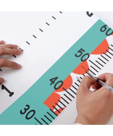 Kids Height Growth Chart Wall Hanging - Dinosaur Theme - 79 x 7.9 inches - Measure Baby Girls Boys Toddlers Bedroom Decor - Buy Online on GoSupps.com