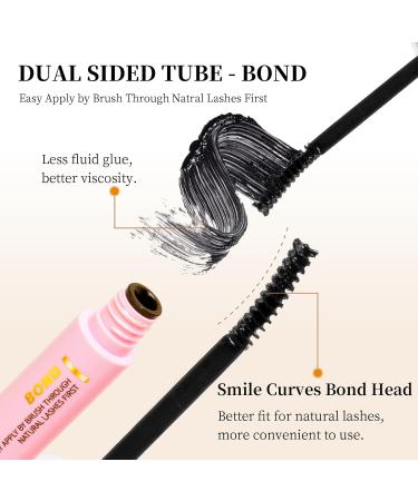 Lash Bond & Seal - Long-Lasting Waterproof Individual Cluster Lash Glue for DIY Extensions - Buy Online on GoSupps.com