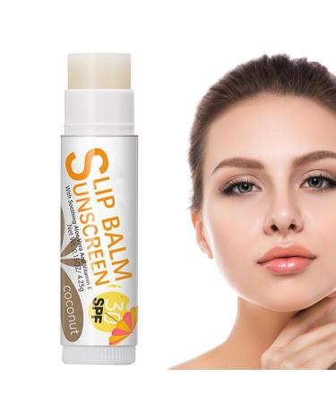 Sunscreen Lip Balm - Lip Care Products | Fruit Flavor SPF 30 Sunscreen, Long Lasting Moisturizing Lip Balm for Very Chapped Lips Jingan