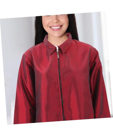 HONMEET Hairstylist Work Clothes Barber Apron Grooming Clothing Dog Grooming Uniform Pet Grooming Work Clothes Grooming Apron Dog Grooming Apparel Pet Grooming Workwear Nylon Polyester Red 90.00X43.00X0.50CM - Buy Online on GoSupps.com