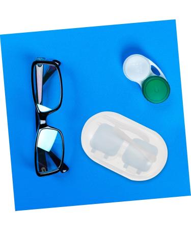 Buy Lurrose 5-Compartment Push Glasses Case | Travel Contact Lens Container & Silicone Frame | Sweet Design for Eyewear - Buy Online on GoSupps.com