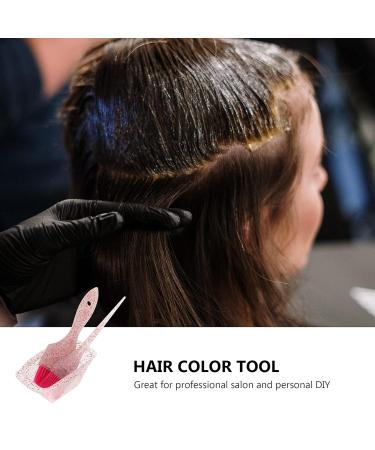 Solustrious Hair Dye Color Brush & Bowl Set - Salon & Home Hair Coloring Kit (Pink) - Buy Online on GoSupps.com