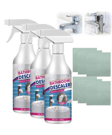 Multipurpose Bathroom Foam Cleaner 60 ml Stubborn Stains Cleaner Bathroom Toilet Foaming Cleaner (3sets)
