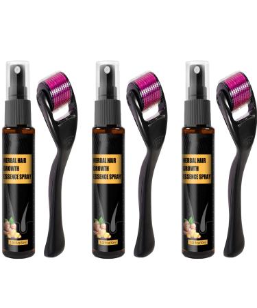 Ginger Sprout Oil, Ginger Hair Growth Essence, Moisturizing Treatment for Women and Men Hair Growth Oil 30ml (3pcs)