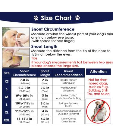 Breathable Dog Muzzle for All Sizes - Adjustable Comfortable & Safe Fit | Stop Biting Barking & Chewing - Perfect for Border Collies & More! - Buy Online on GoSupps.com