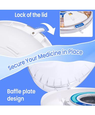 Zoksi Automatic Pill Dispenser with Alarm | Electronic Medication Organizer for Elderly | Timed Monthly Medicine Reminder | Ideal for Prescriptions and Vitamins - Buy Online on GoSupps.com