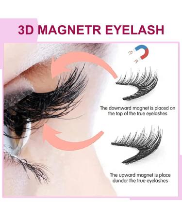 Krafty Magnetic Eyelashes | Reusable Natural Look Lashes | No Glue or Liner Needed | 2 Pairs with Applicator - International Shipping Available - Buy Online on GoSupps.com