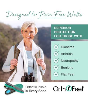 Orthofeet Moravia Women's Outdoor Shoes - Waterproof, Plantar Fasciitis Relief, Arch Support, Diabetic Friendly - X-Wide Khaki Size 9 - Buy Online on GoSupps.com