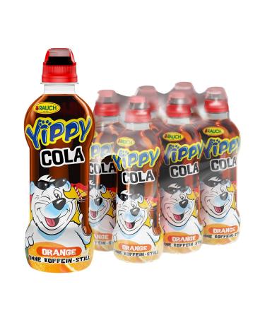 Rauch Yippy Orange Cola | still and caffeine-free | with 5% fruit content | 6x 330ml PET bottle