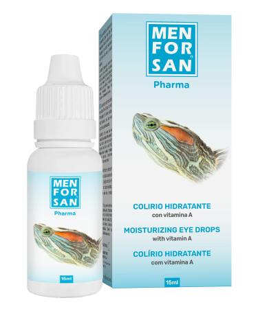MENFORSAN Eye drops for turtles with vitamin A cleans the inflamed eyes of turtles -15ml transparent