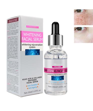 Kojic Acid Face Serum Dark Spot Remover for Face Hydration Anti Wrinkle Antioxidation Essence Facial Skin Care Anti Aging Wrinkle Moisturize Brighten Liquid Kojic Acid Whitening Face Serum 30ML
