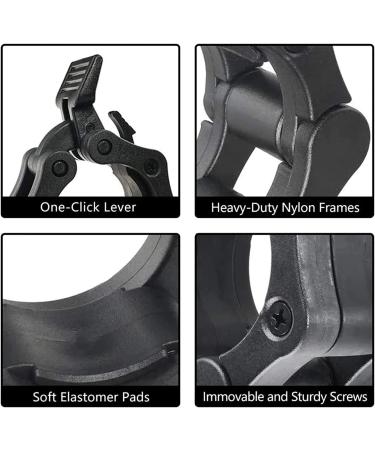 Buy Karlor 30mm Dumbbell Closure - Slipproof Barbell Clamps & Collar Clips (4 Pieces) for Secure Weightlifting | Fast International Shipping - Buy Online on GoSupps.com
