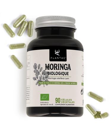 Moringa Organic *Plantae* 90 Herbal Capsules * Nutrient Concentrate * Superfood + Organic + Energy *