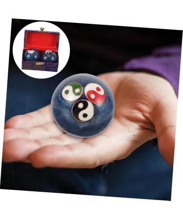 Beaupretty Hand Rolling Massage Balls - Reusable Cloisonne Metal Handbaoding Balls for Relaxation & Stress Relief - Buy Online on GoSupps.com
