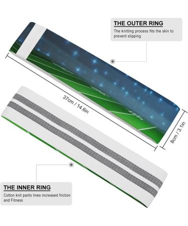 Shop U.S. Football Field Yoga Workout Bands | Comfort Legs Booty Resistance Straps - Ideal for Physical Therapy - Buy Online on GoSupps.com