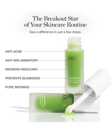 Ogee Plant-Based Acne Treatment for Face with Salicylic Acid - Targeted Acne Spot Treatment with Soothing Ceramic Application Tip - Buy Online on GoSupps.com