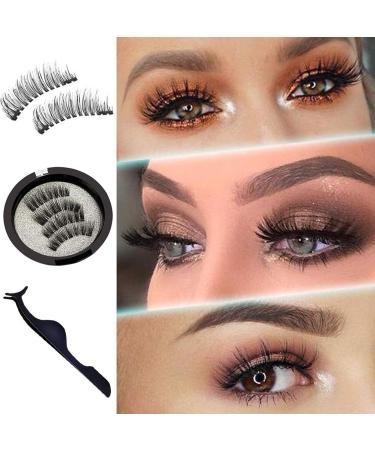 Magnetic Eyelash Curler Set - Eyelash Applicator Tool & 3 Reusable Magnetic False Lashes | Ultimate Lash Kit for Effortless Beauty - Buy Online on GoSupps.com