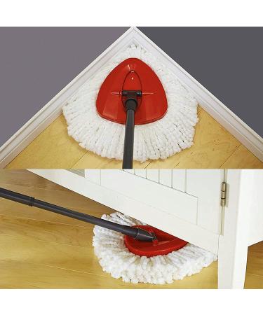 12-Pack Spin Mop Head Replacements - Easy Cleaning Microfiber Refills - 360 Degree Spin Mop Replacement Heads - For All Hard Surfaces - 12 Count (Pack of 1) - Buy Online on GoSupps.com