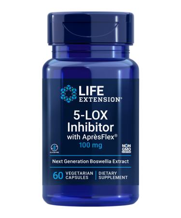 Life Extension 5-Lox Inhibitor with ApresFlex 100 mg 60 Vegetarian Capsules