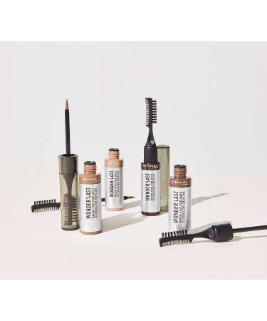 Rimmel London Wonder Last Brow 002 Soft Brown - Long-Lasting Waterproof Transfer-Proof Eyebrow Pencil - 0.04oz - International Shipping - Buy Online on GoSupps.com