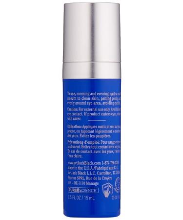 Jack Black Protein Booster Eye Rescue 0.5 Fl Oz - Effective Eye Treatment for Men - Buy Online on GoSupps.com