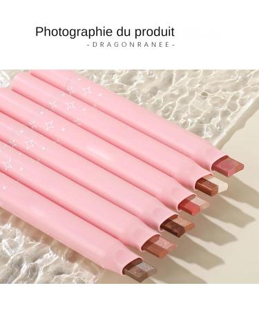 Dual-color eyeshadow stick eyeliner pencil - 12-color eye makeup waterproof gradient cream eyeshadow stick for girls and friends - Buy Online on GoSupps.com