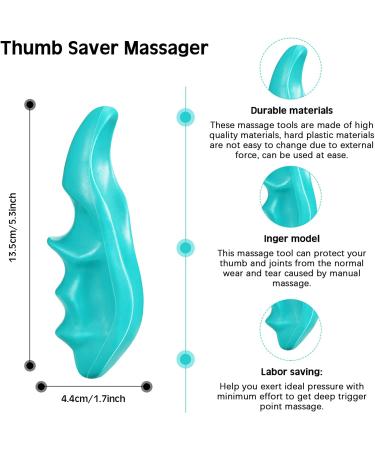 Thumb Massager Set - 2 Green Thumb Protectors for Deep Tissue Massage - Buy Online on GoSupps.com