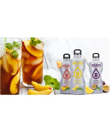 Bolero Ice Tea Peach - Sugar-Free Beverage Powder | 12x3g | Refreshing Stevia-Sweetened Drink | Vitamin C | Diabetic-Friendly Iced Tea - Buy Online on GoSupps.com